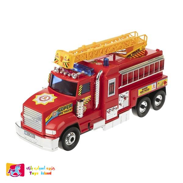 toys-saeed.ir اسباب بازی ماشین سوپر آتش نشانی بزرگ درج توی
