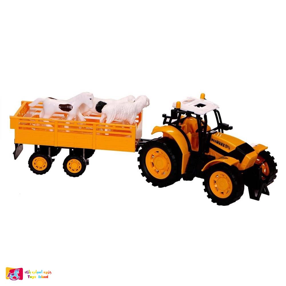 اسباب بازی تراکتور مزرعه کوچک درج توی اسباب بازی تراکتور مزرعه کوچک درج توی