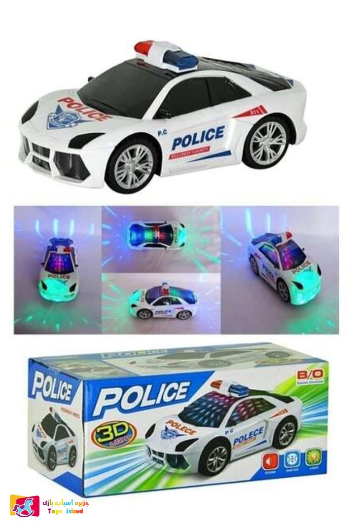 اسباب بازی ماشین پلیس موزیکال چراغ دار اسباب بازی ماشین پلیس موزیکال چراغ دار