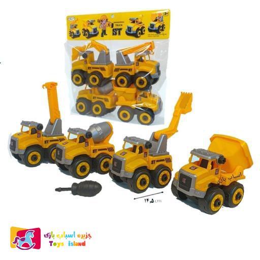 اسباب بازی ساز و باز ماشین های راه سازی ساختنی اسباب بازی ساز و باز ماشین
