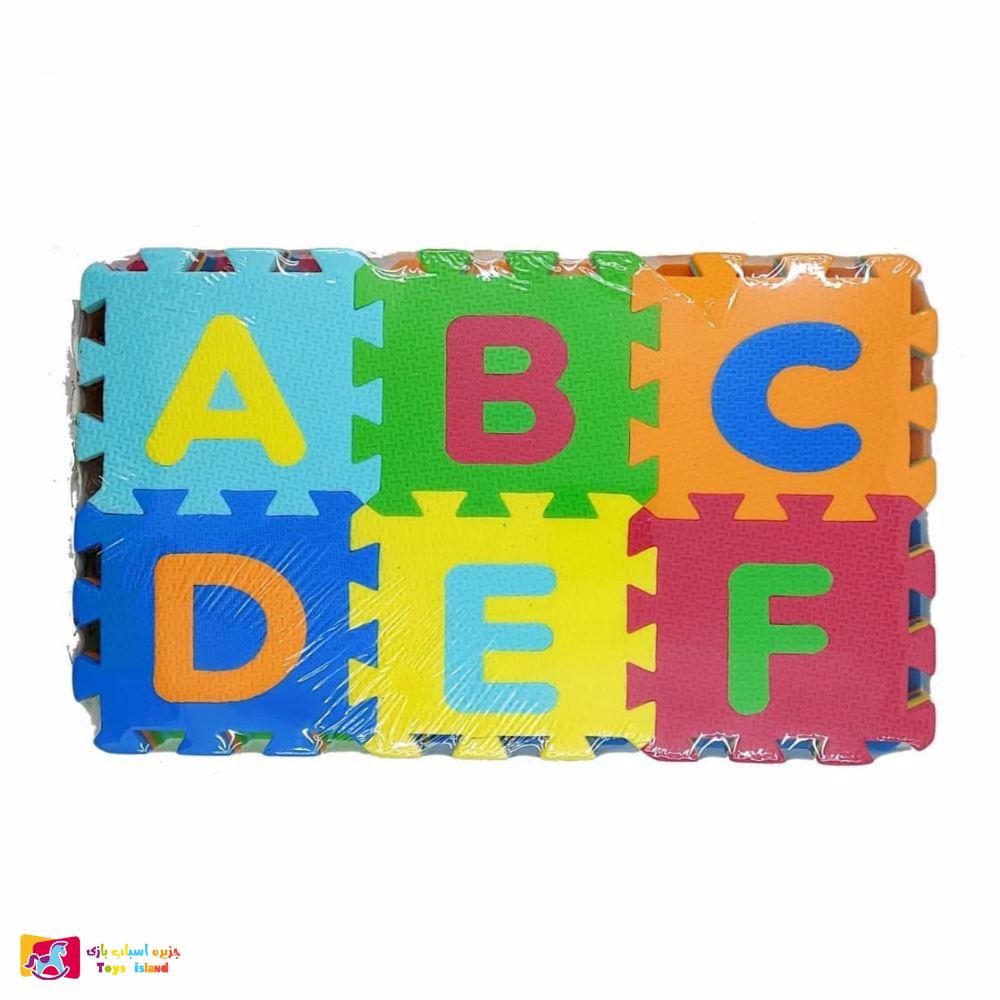 پازل فومی حروف و اعداد انگلیسی کوچک