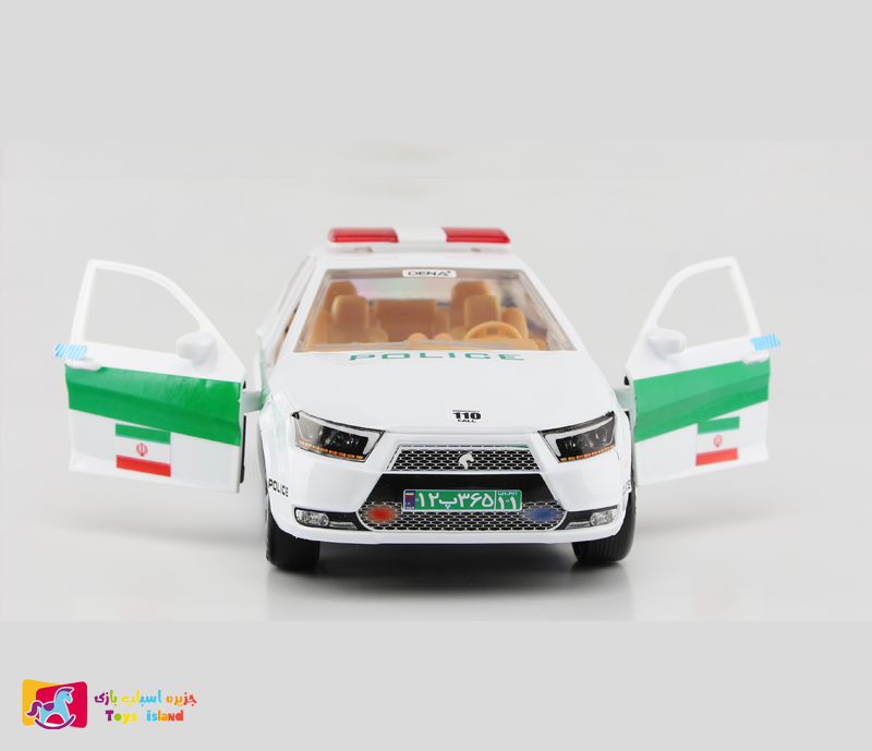 ماشین اسباب بازی دنا در بازشو مدل پلیس ماشین اسباب بازی دنا در بازشو مدل پلیس