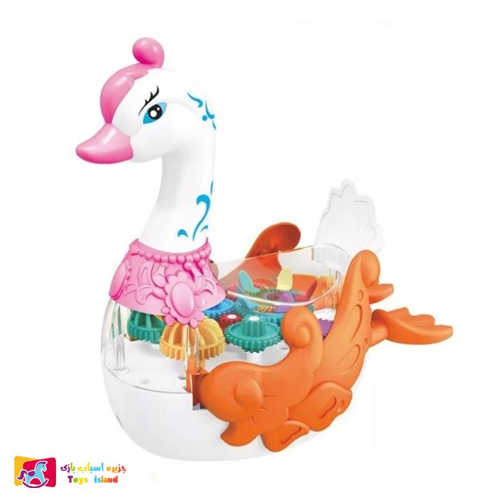 اسباب بازی طرح مرغابی موزیکال مدل Gear Swan اسباب بازی طرح مرغابی موزیکال مدل Gear Swan