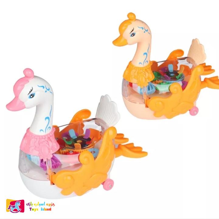 اسباب بازی طرح مرغابی موزیکال مدل Gear Swan اسباب بازی طرح مرغابی موزیکال مدل Gear Swan
