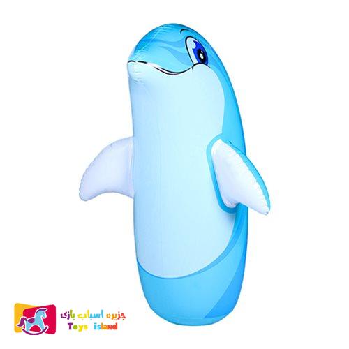 کیسه بوکس بادی کف شنی اینتکس مدل 44670 طرح دلفین کیسه بوکس بادی کف شنی اینتکس مدل 44670 طرح دلفین