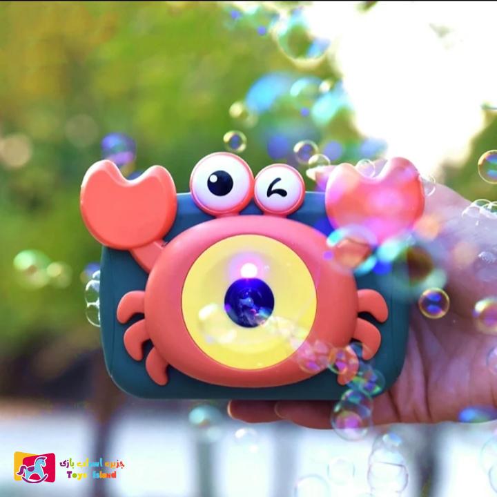 اسباب بازی حباب ساز برقی طرح دوربین خرچنگ-BUBBLE CAMERA اسباب بازی حباب ساز برقی طرح دوربین خرچنگ-BUBBLE CAMERA
