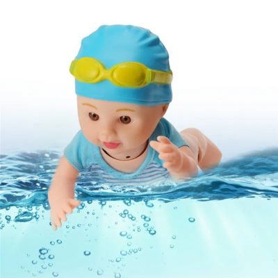 عروسک نوزاد شناگر بزرگ 33 سانتی متری اسباب بازی