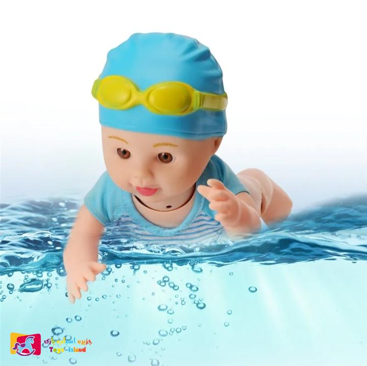 عروسک نوزاد شناگر بزرگ 33 سانتی متری (5) عروسک نوزاد شناگر بزرگ 33 سانتی متری اسباب بازی
