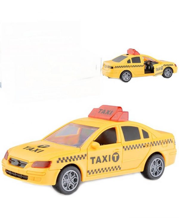اسباب بازی ماشین تاکسی چراغدار موزیکال زرد