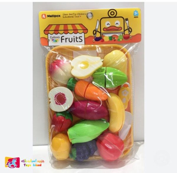 ست برش میوه اسباب بازی کودک 14 قطعه