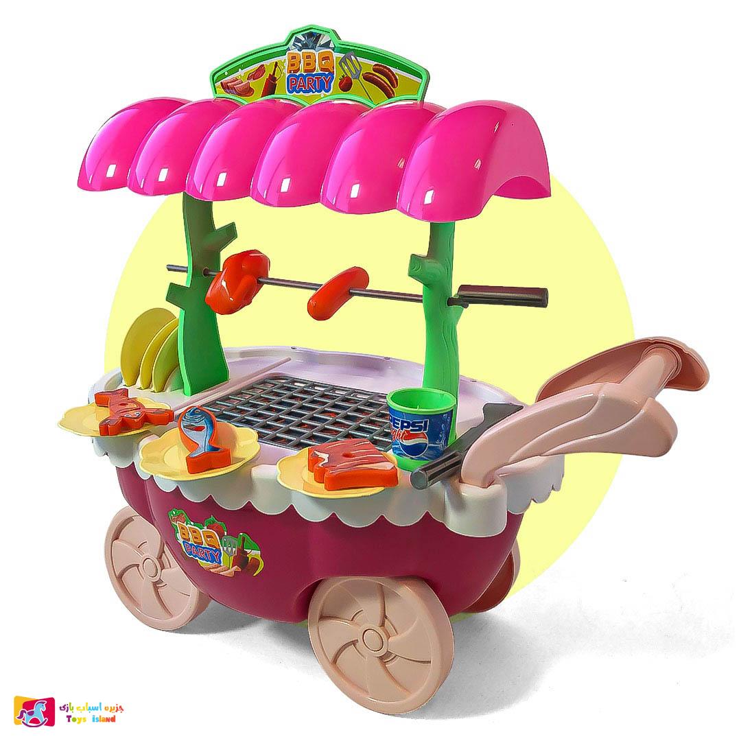 اسباب بازی باربیکیو چرخ دار مدل 62-668 مناسب کودک (1)