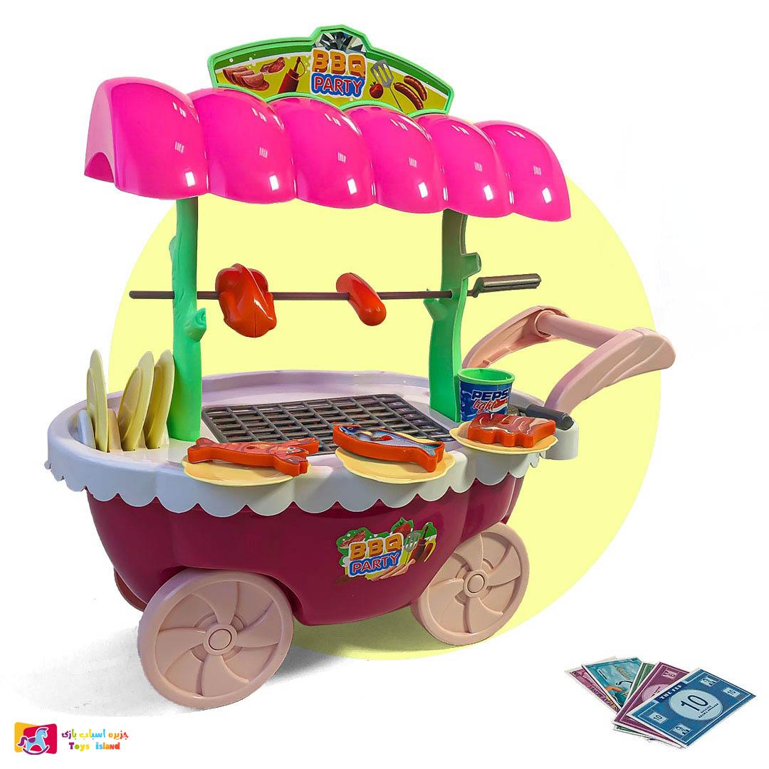 اسباب بازی باربیکیو چرخ دار مدل 62-668 مناسب کودک (3)
