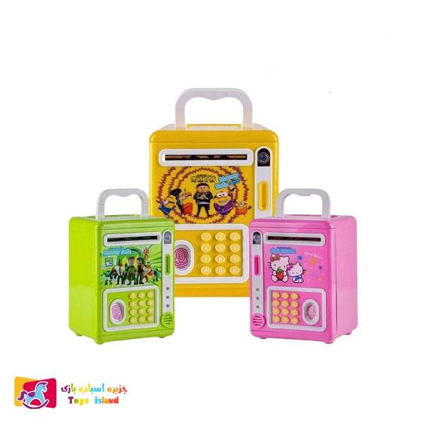 قلک گاوصندوقی رمزدار اثر انگشتی موزیکال مدل 811 (2)