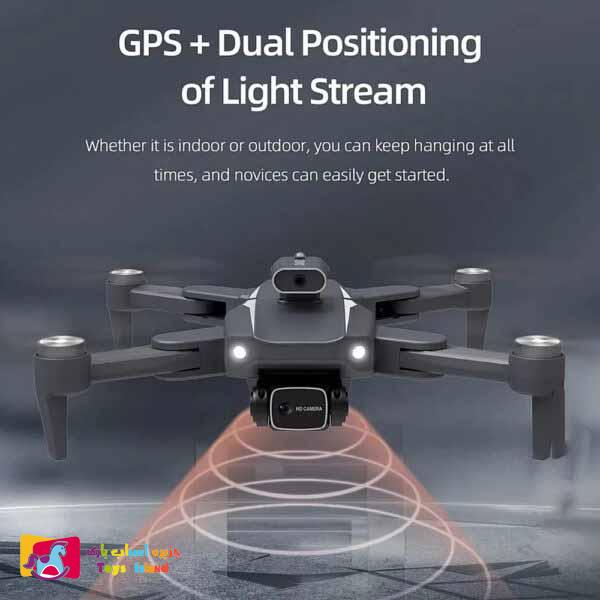 کوادکوپتر S968s موتور براشلس s سنسوردار دو باطری (4)