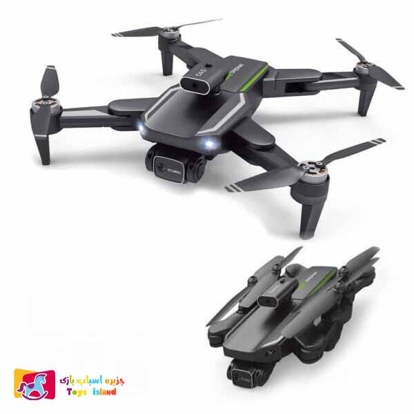 کوادکوپتر S968s موتور براشلس s سنسوردار دو باطری (5)