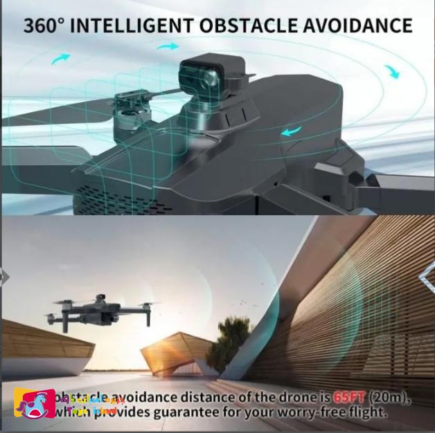 کوادکوپتر موتور براشلسMAVIC D3 اینترنت GPS-5G سنسور دار دو باتری (5)