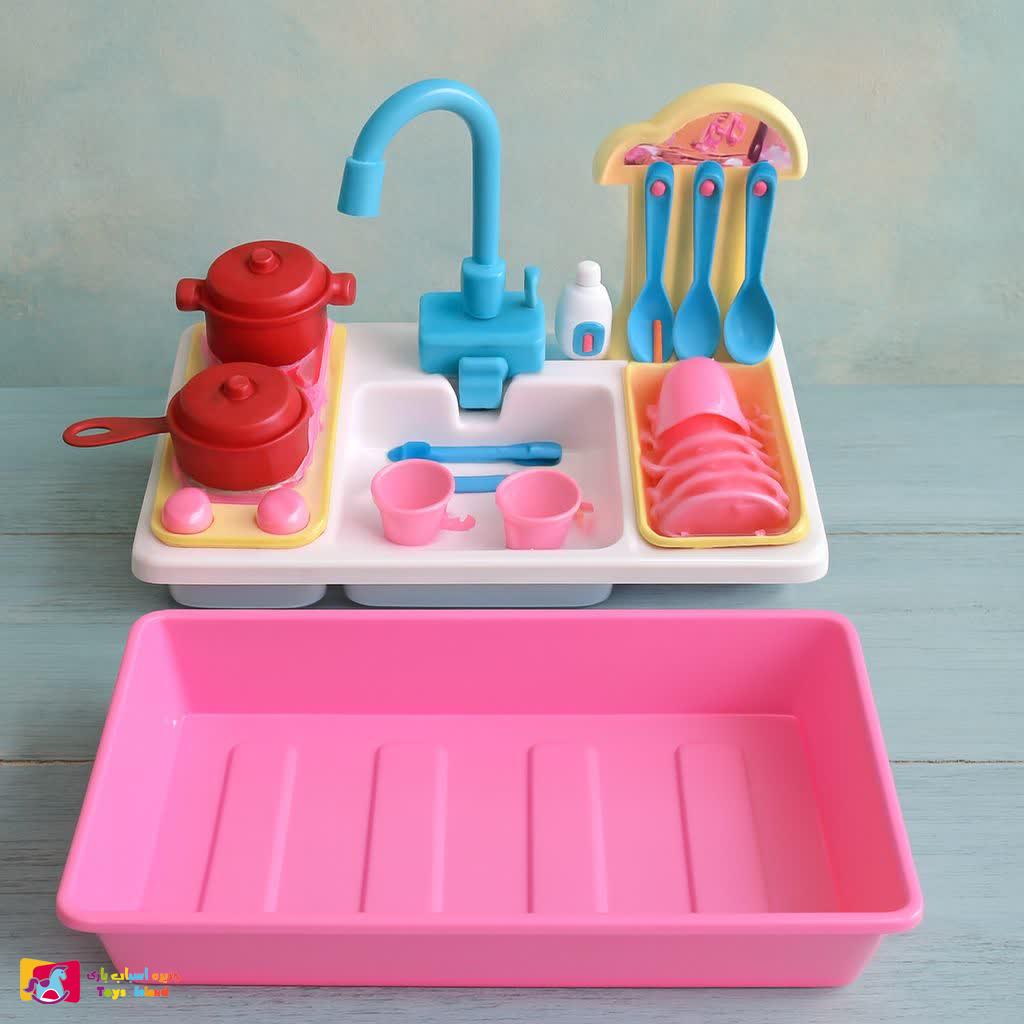 بازی سینک ظرفشویی بزرگ مخزن دار مدل 66-008 (6)