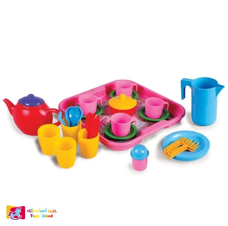 ست اسباب بازی آشپزخانه زرین تویز مدل سرویس سینی چای خوری (2)