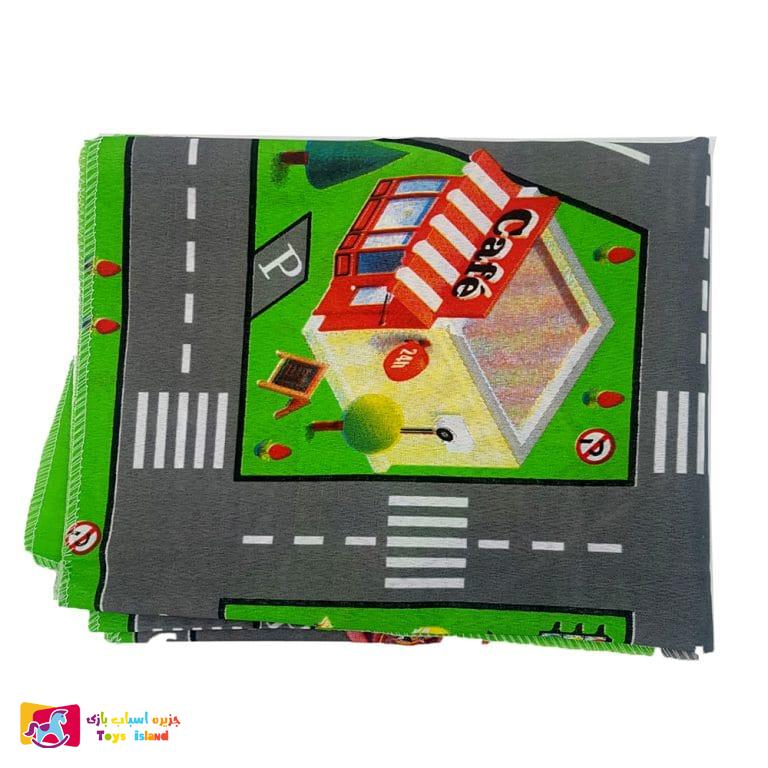 زیر انداز بازی مدل شهر من به همراه ماشین بازی (1)