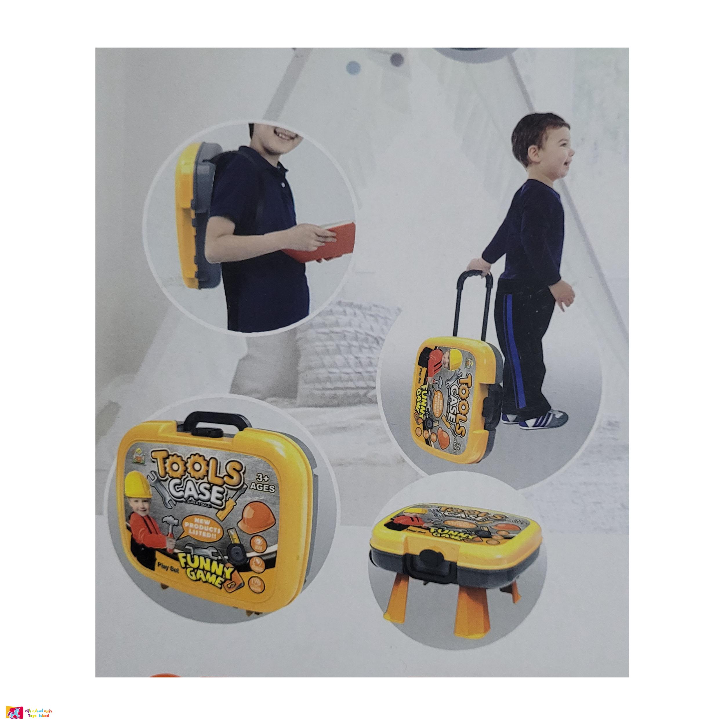 ست اسباب بازی جعبه ابزار مدل دریل باطری خور کد 367787 (3)
